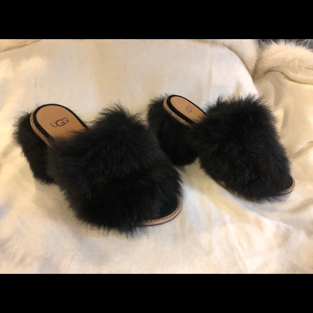 Ugg Rosa Toscana Heels Size 7 Black